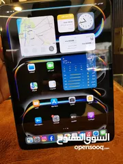  6 ايباد برو انش256G M4 11 كفاله شغاله لا 2026 4/8 جديد ولا خدشه على الفحص كفالة شرق أوسط