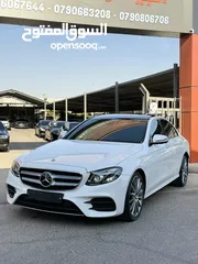  2 مرسيدس E350 2020 AMG فحص كامل فل اضافات اعلى صنف وارد المانيا ممشى قليل بحالة الوكالة