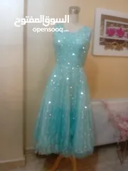  2 فستان سهرة فاخر قصير مشكوك كرستالات