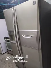  2 ثلاجه بابين نوع دايو لون سلفر شغاله ع الفحص بصلاه ع النبي للبيع بسعر حرق 150 دينار