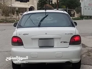  4 هونداي اكسنت اوتوماتيك 1997 محرك 1500cc توب نظافة بحال الوكاله بسعرررر مميززز