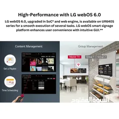  9 LG 65" Digital Signage Display - 4K   Brand New  1 Year Warranty  FREE Delivery