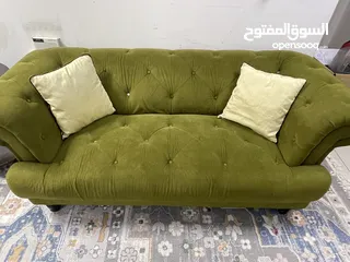  2 Dark green sofa bought from home centre