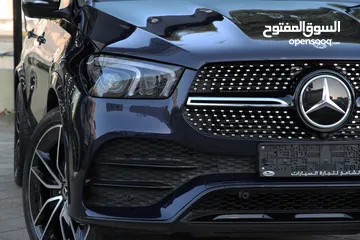  4 وارد المانيا مرسيدس-بنز  2021GLE350e AMG Night Edition قاطع مسافة :  45.000