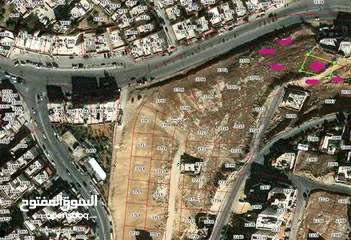  1 قطعة ارض تصلح اسكانات في منطقة مخدومة قر يبة من الشارع العام القويسمة