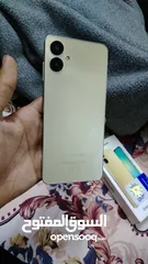  3 سامسونج A06 لون ذهبي نسخة 6+6 رام  للبيع فقط