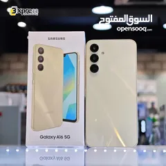  2 جهاز جديد Samsung A16 5G رام 12 جيجا 128 أغراضة الأصلية متوفر توصيل