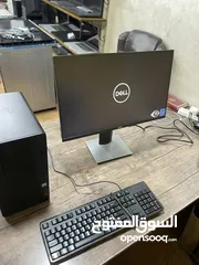  1 كمبيوتر Core i7 جيل ثامن مع شاشة كبيره 24 انش اصليه