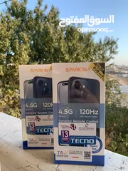  1 شبيه الايفون تكنو سبارك g1 128 جيجا الرام 4GB+4GB كفالة 13 شهر على الجهاز طبعا جديد مع مرفقاته