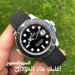  9 عروض نار وشرار  ساعة رولكس ماستر كوبي ون أعلى صنف Aتربل ماكينة يابانية بطاقة كفالة لمدة سنة كاملة