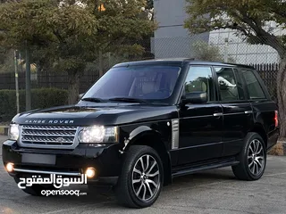  1 رنج روفر موديل 2006 محوّل 2012 Autobiography لون اسود مُلوكي فل اوبشن فحص كامل بحال الوكالة للبيع