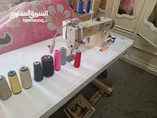  2 ماكينه خياطه كمبيوتر يابانيه سيرفو صامت موفر للطاقه 70% تحكم ابره تحكم سرعه قطع خيط تمكينه حسب الطلب