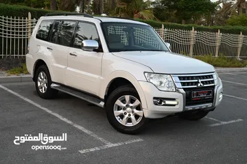  1 0% DP - ORIGNAL PAINT - MITSUBISHI PAJERO GLS 4WD 2016 - FIRST OWNER - FULL OPTION - GCC