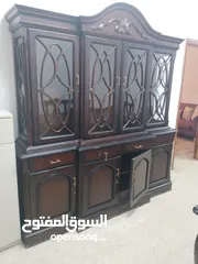  3 طاولة سفرة غرفة سفرة ست كراسي ومدخل و بوفيه