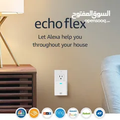  2 إيكو فليكس – Echo Flex - Plug-in mini smart speaker with Alexa