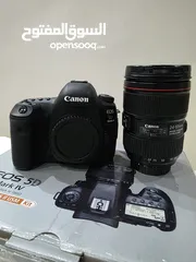  1 كاميرا كانون 5D مارك 4 Camera Canon 5D Mark IV Lens 24-105 USM II ممتازة لعشاق التصوير الاحترافي