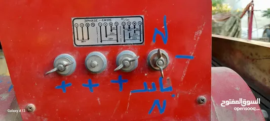  6 مولد كهربائي ياباني أصلي ديزل  6 كيلو يعطي فاز و 3 فاز