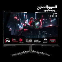  1 GAMEON GOES27FHD120IPS 27 بوصة FHD، 120 هرتز، MPRT 0.5 مللي ثانية، HDMI 2.1، شاشة ألعاب IPS (تدعم PS