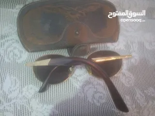  9 Authentic Vintage Original Police 2275 Oval Golden Metal Sunglasses