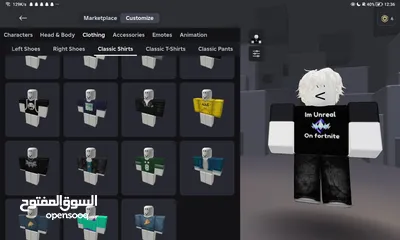  18 Roblox account and packed with accessories and shirts, worth over 1000 robux, made in 2023