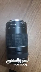  4 canon lense 75-300 بحالة الوكالة