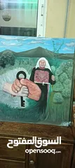  7 عده لوحات كانفس ألوان الأكليرك احجام  45سم  في 50سم لعشاق الرسم