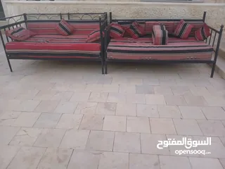  2 كنبايات قعدة خارجية