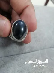  1 خاتم عقيق مصور اصلي