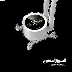  9 مراوح تبريد مائية مع شاشه تبريد قياس 360 سم  Gamemax IceBurg 360 Digital WH Fan