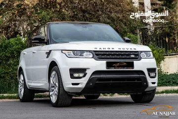  2 Range Rover Sport Supercharge 2014  السيارة وارد الشركة