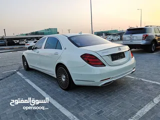  7 Mercedes Benz S-550 (4Matic) ( Maybach KIT ) - 2015- White