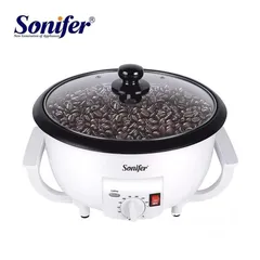  2 ماكينة تحميص القهوة من سونفير، 750 غرام  محمصة رائعه لتجهيز البن والمكسرات