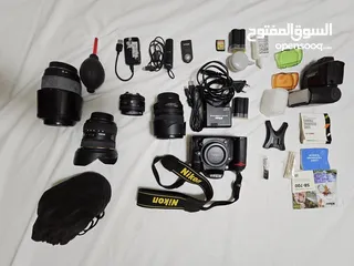  1 Nikon d7000 DSLR Camera, 4 Lenses, Flash & Accessories ( photography )