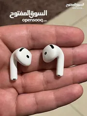  10 أختار الأصلي وريح راسك النسخة الأحدث والأقوى  بطارية تصل إلى 5ساعات من الأستخدام Apple AirPods 4 AN
