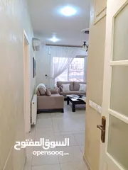  12 شقة ارضية مفروشة للايجار الشهري والسنوي ثلاث غرف نوم في عبدون