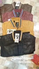  5 جاكيت ولادي جلد مبطن مخمل   M l xl xxl  من عمر 5ل12 سنه  السعر