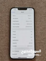  3 آيفون 13pro 256GB البطارية: 93% أسود نظيف جدا+ مع الشاحن الأصلي