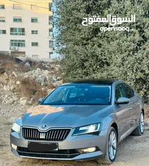  9 سكودا سوبير بنزين 2019 قوه محرك 2000 بجي 4 /4  280حصان تامين وترخيص شامل لعام كامل عداد قليل