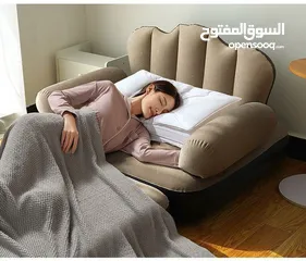  8 الأريكة القابلة للنفخ 2 في 1 – راحة فخمة وتصميم ذكي بقطعة واحدة! #راحة_وين_ما_كنت