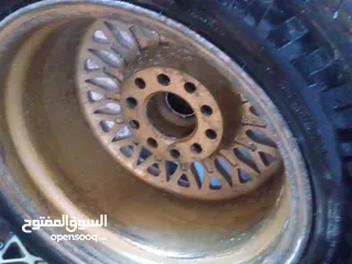  16 جنط  bbs  الماني اصلي .15 بحالة جيدة جدا . 5 براغي محير .... مع كوشوك نظيف