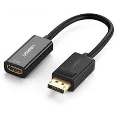  1 محول UGREEN DisplayPort إلى HDMI – تحويل سهل وجودة عالية  DisplayPort to HDMI Adapter