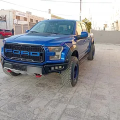  6 فورد رابتر أصلي للبيع للجادين فقط بسعر مناسب  F150  2018 أزرق جنط بي دلك فل بنوراما