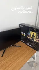  1 للبيع شاشة ديفو 180hz 2k شبة جديدة استعمال اقل من شهر (((مع الضمان )))