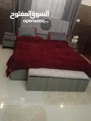  2 غرفه نوم مكونه من تخت وكومندينتين وتواليل وملحق تخت