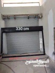  2 حلق المنيوم 3 دفات بروفيل 9000 لون اسود