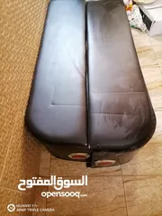  1 لوازم باص ستاريكس سلم+ مقاعد حديد منجد جلد عدد 2 +مواسير سفلية عدد 2