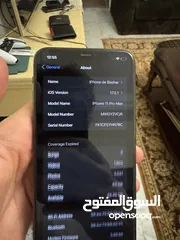  10 آيفون 11 برو ماكس بحالة وكاله مع ‏عظمة مساحة 64 جيجا  بطارية 89٪؜ استعمال سنه وارد كندي