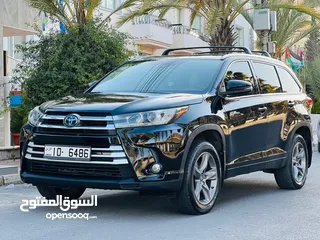  9 تويوتا هايلاندر هايبرد 2017   محرك 3500 cc  صنف ليمتد  6 مقاعد  اعلى صنف