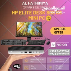  1 HP Elite desk 800 G3 Mini Pc