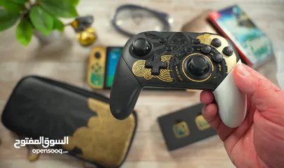  4 جوستك يد تحكم نتيندو سوج تصميم نادر للكمبيوتر و اجهزة الهاتف واجهزة نتيندو Nintendo Switch Game Pro